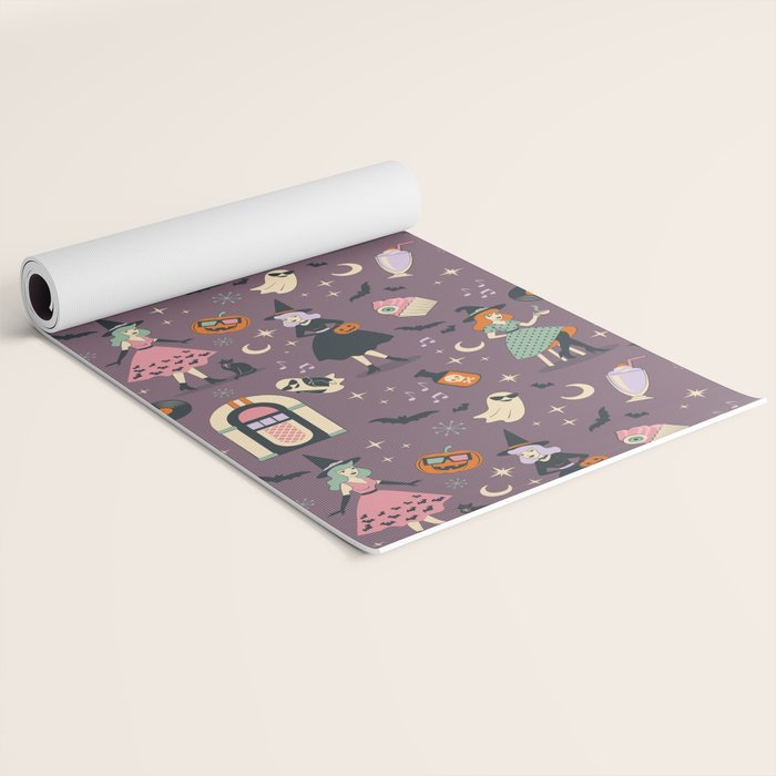 50s Witch Vibes Yoga Mat Gallery Image 2