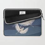 cranes, asian style art Laptop Sleeve Gallery Image 2
