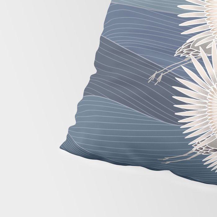 cranes, asian style art Pillow Sham Gallery Image 4