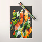 Abstract Modern Cactus 2 Wrapping Paper Gallery Image 1