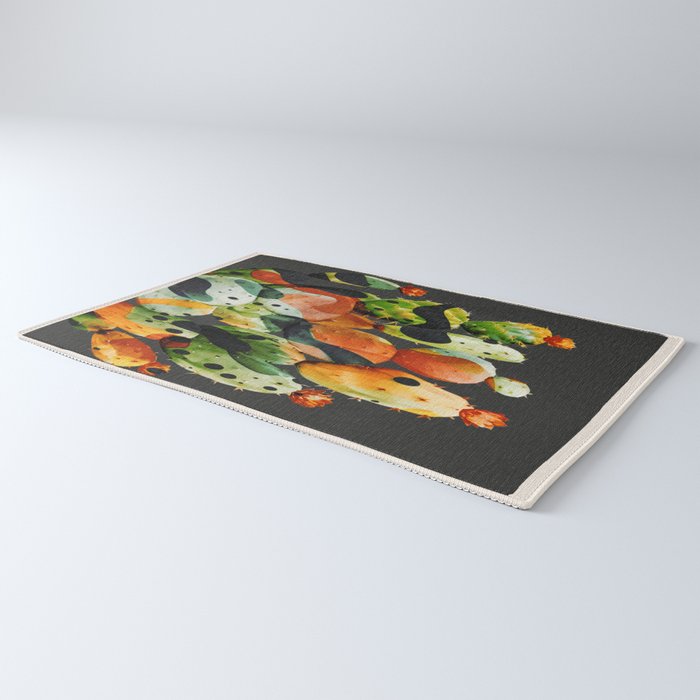 Abstract Modern Cactus 2 Rug Gallery Image 3