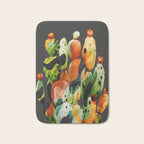 Abstract Modern Cactus 2 Bath Mat Gallery Image 1
