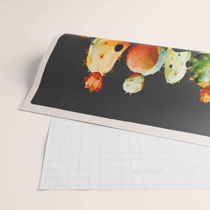 Abstract Modern Cactus 2 Wrapping Paper Gallery Image 2