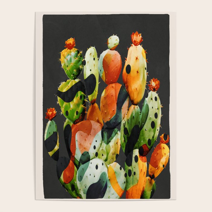 Abstract Modern Cactus 2 Poster Gallery Image 4