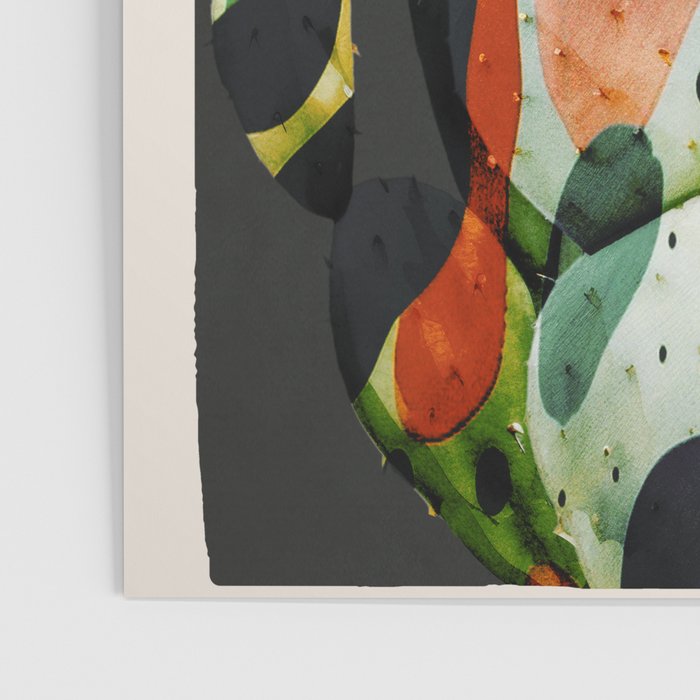 Abstract Modern Cactus 2 Poster Gallery Image 3