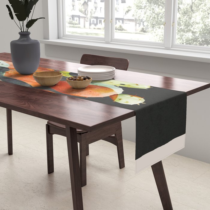 Abstract Modern Cactus 2 Table Runner Gallery Image 2