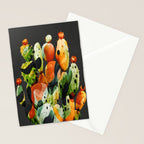 Abstract Modern Cactus 2 Stationery Card Gallery Image 2