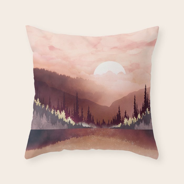 Autumn Reflection Throw Pillow Gallery Image 6