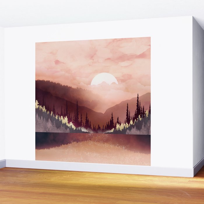 Autumn Reflection Wall Mural Gallery Image 2