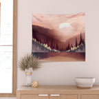 Autumn Reflection Wall Tapestry Gallery Image 2
