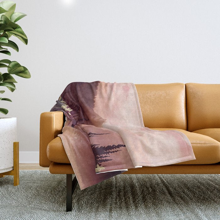 Autumn Reflection Throw Blanket Gallery Image 1