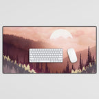 Autumn Reflection Desk Mat Gallery Image 1