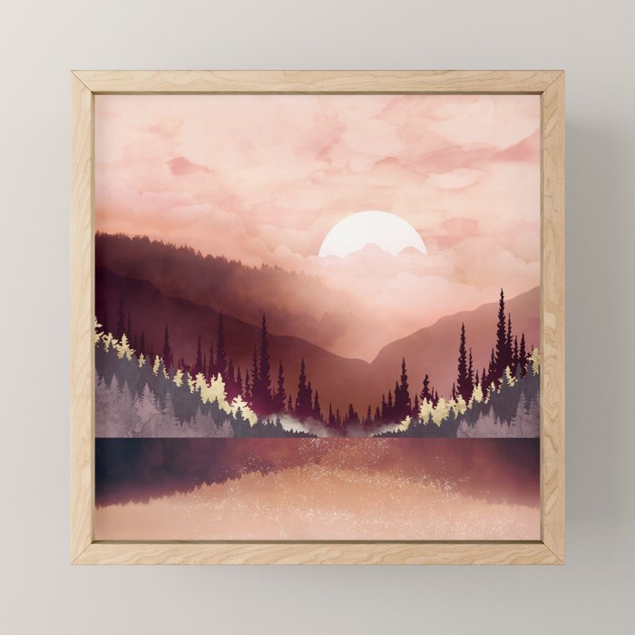 Autumn Reflection Mini Art Print Gallery Image 1