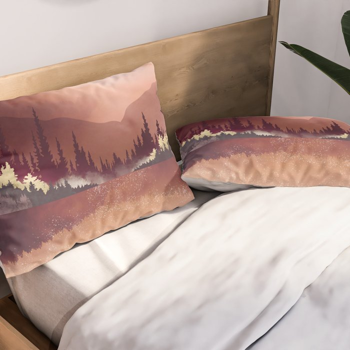 Autumn Reflection Pillow Sham Gallery Image 2