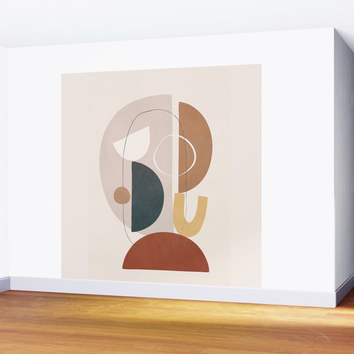 Shape Abstractions 06 Wall Mural Gallery Image 2