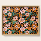 Orange flowers Serving Tray Gallery Image 1