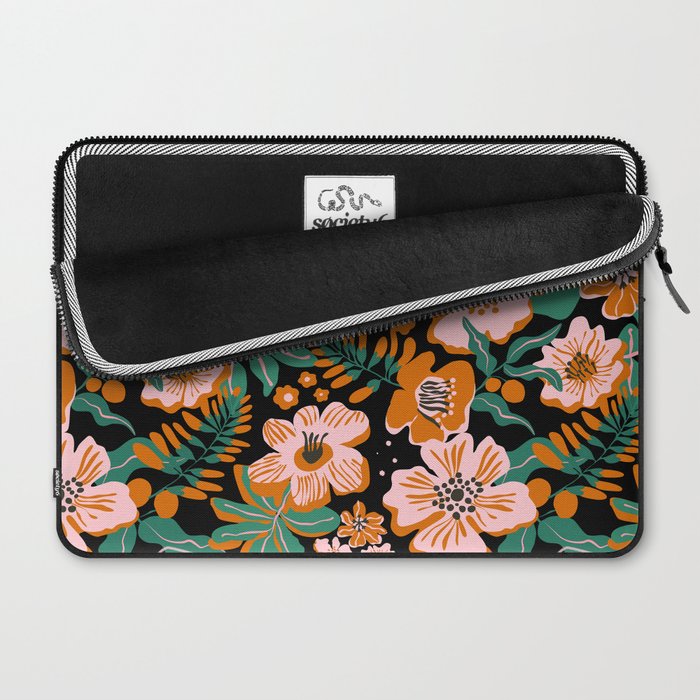 Orange flowers Laptop Sleeve Gallery Image 2