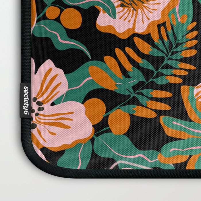 Orange flowers Laptop Sleeve Gallery Image 3
