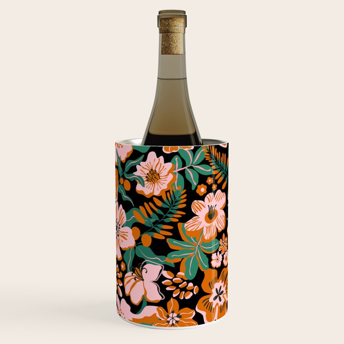 Orange flowers Wine Chiller Gallery Image 3