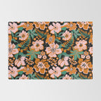 Orange flowers Rug Gallery Image 2