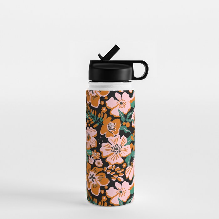 Orange flowers Water Bottle Gallery Image 1