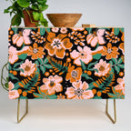 Orange flowers Credenza Gallery Image 1