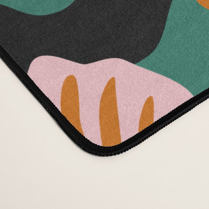 Orange flowers Desk Mat Gallery Image 4