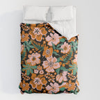 Orange flowers Comforter Gallery Image 6