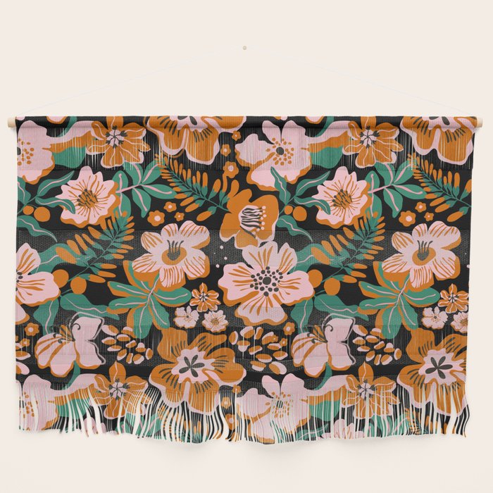 Orange flowers Wall Hanging Gallery Image 1