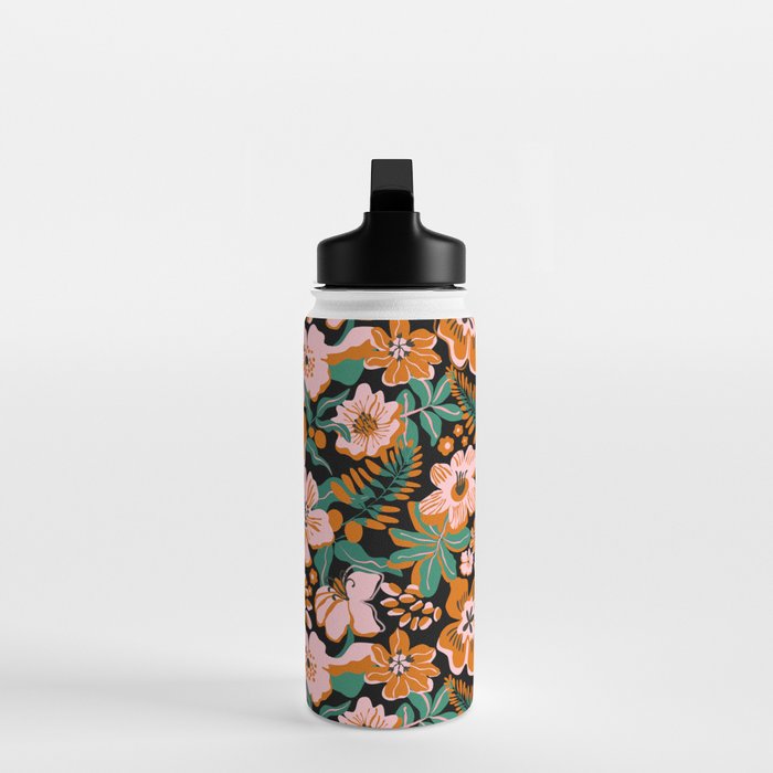 Orange flowers Water Bottle Gallery Image 3
