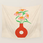 Flower Vase Wall Tapestry Gallery Image 4
