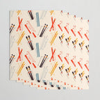 Ski time pattern Wrapping Paper Gallery Image 3