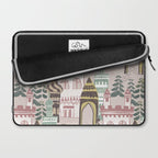 Block print Home pattern earthy colors Laptop Sleeve Gallery Image 2