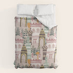 Block print Home pattern earthy colors Comforter Gallery Image 6