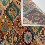 Oriental granny squares Wall Tapestry Gallery Image 3