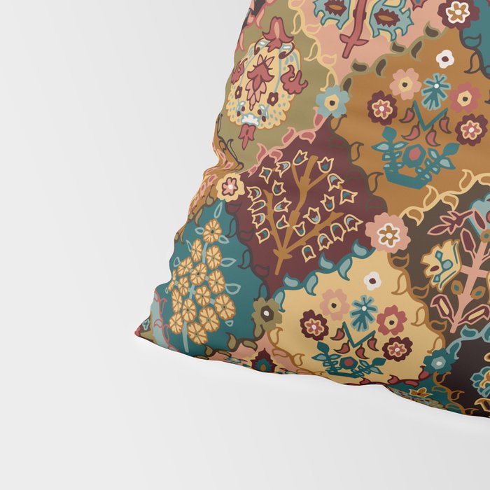 Oriental granny squares Pillow Sham Gallery Image 4