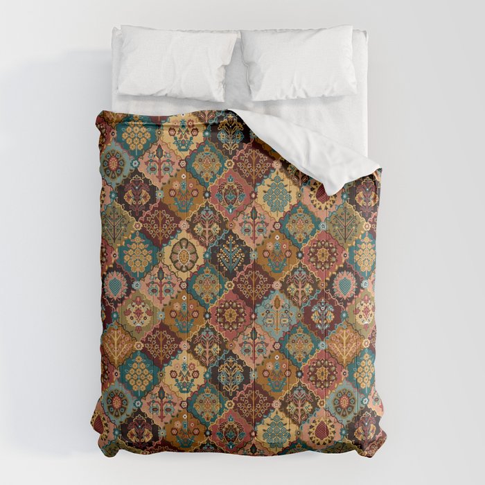 Oriental granny squares Comforter Gallery Image 6