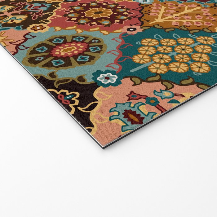 Oriental granny squares Welcome Mat Gallery Image 2