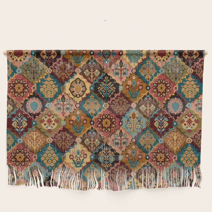 Oriental granny squares Wall Hanging Gallery Image 1