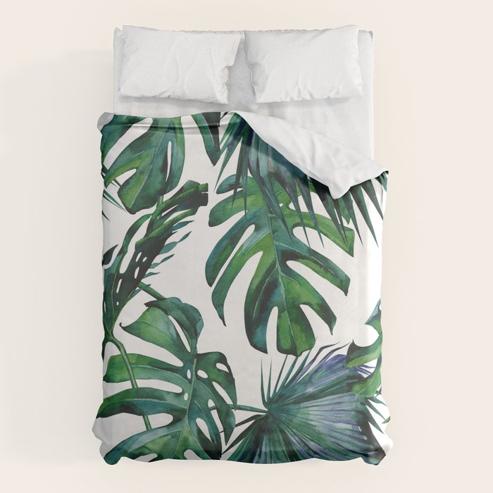Tropical Palm Leaves Classic Duvet Cover Gallery Image 6