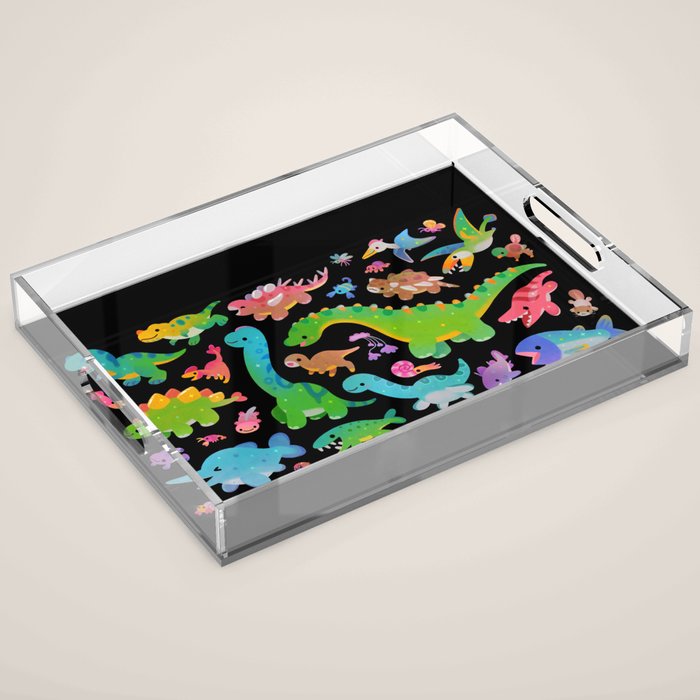 Jurassic baby - dark Acrylic Tray Gallery Image 1