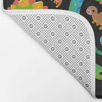 Jurassic baby - dark Bath Mat Gallery Image 2