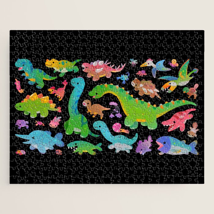 Jurassic baby - dark Jigsaw Puzzle Gallery Image 1