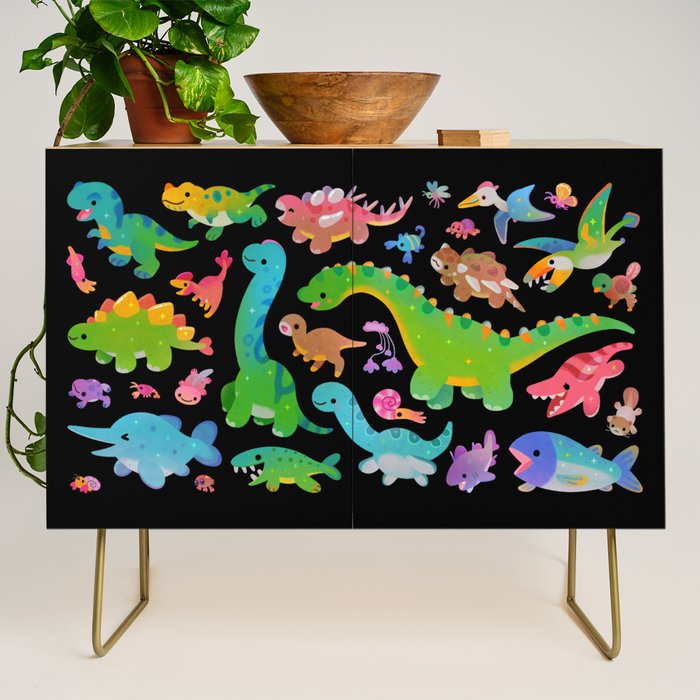 Jurassic baby - dark Credenza Gallery Image 1