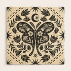 Luna Moth Wood Wall Art Gallery Image 1