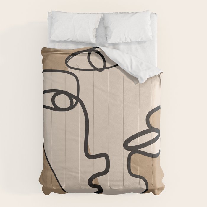 Interwoven Faces 6 Comforter Gallery Image 6