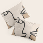 Interwoven Faces 6 Pillow Sham Gallery Image 3