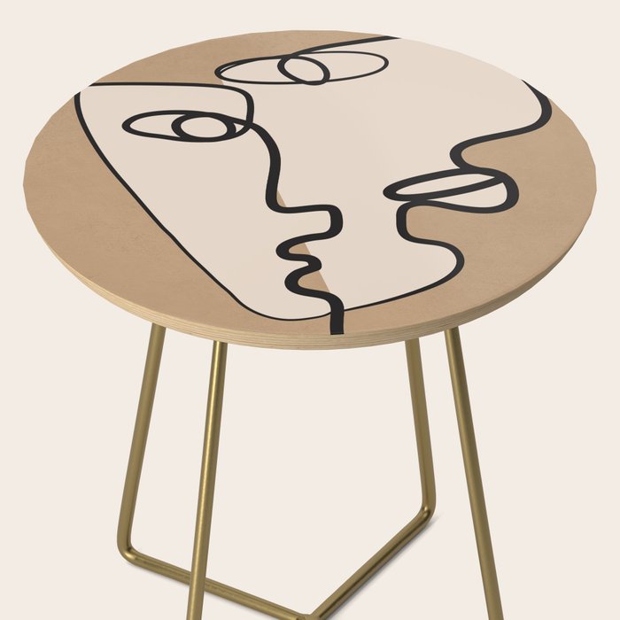 Interwoven Faces 6 Side Table Gallery Image 2