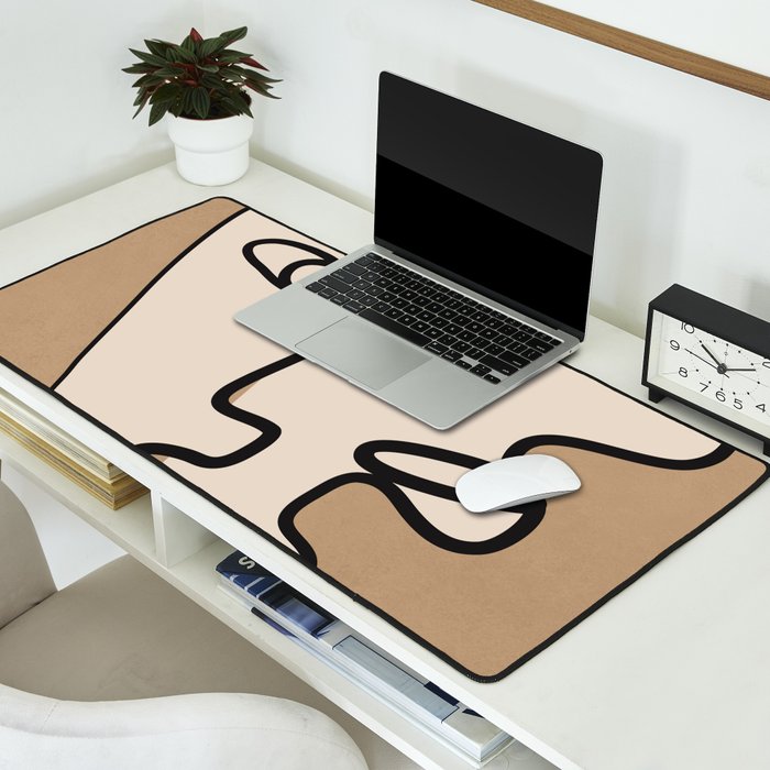 Interwoven Faces 6 Desk Mat Gallery Image 2
