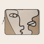 Interwoven Faces 6 Laptop Sleeve Gallery Image 1